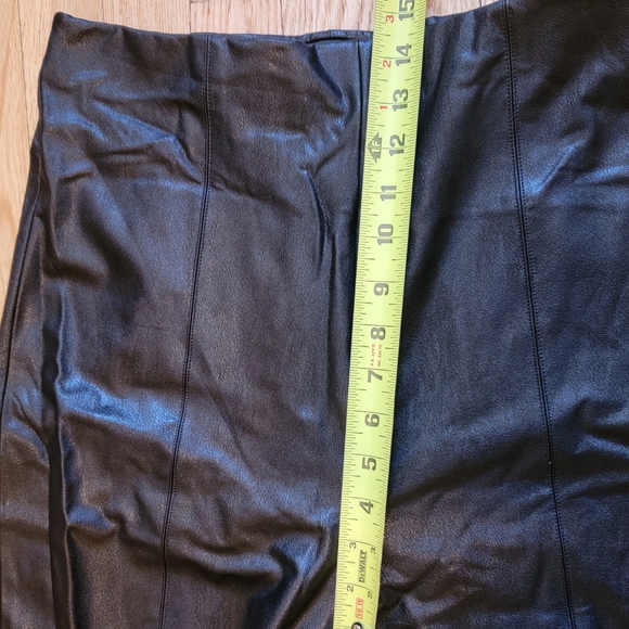 Amanda Uprichard X REVOLVE Malta Faux Black Leather Pants Size Large NWOT - Picture 14 of 15